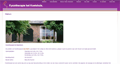 Desktop Screenshot of fysiotherapiehetkoetshuis.nl